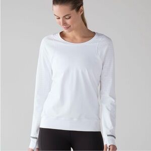 Lululemon Athletica White Long Sleeve shirt